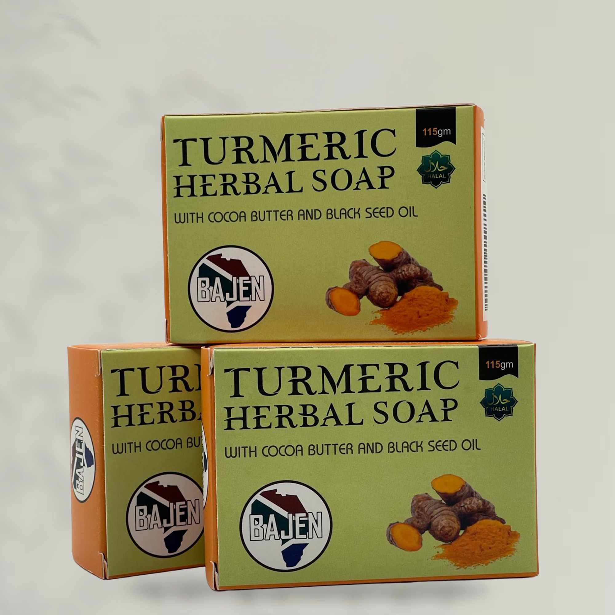 Turmeric Herbal Soap by Bajen